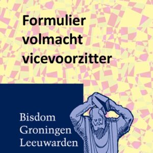 Formulier volmacht vicevoorzitter