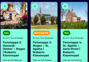 fietsroutes kloosterpad Brabant bgs